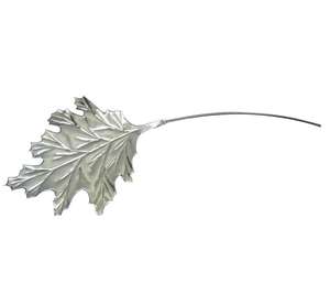Piquet de jardin en métal poli élégant en forme de feuille de Monstera, accent décoratif tropical moderne pour pelouse - Product Image 4
