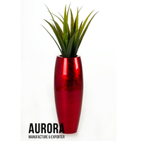 Jardinière moderne minimaliste en fibre de verre avec trou de drainage, écologique, durable, légère, pour l'intérieur/l'extérieur, pot de fleurs pour jardin, maison, hôtels
