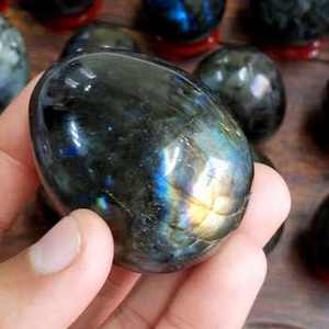Vente en gros de pierres de labradorite naturelle de haute qualité, œufs de labradorite pour la décoration et les cadeaux - Product Image 2