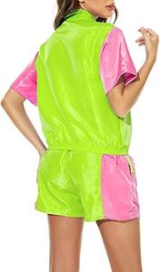 Chaquetas y Pantalones Cortos Cortavientos para Mujer, Color Personalizado, OEM Disponible, Conjunto Deportivo de Dos Piezas - Product Image 3