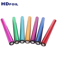 Rouleau de film holographique PET or et argent, imprimable par transfert, pour estampage à chaud, HDFOIL, prix direct usine