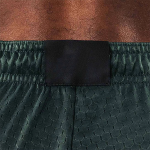 Shorts de sport pour hommes de haute qualité, séchage rapide, respirants, avec poches élastiques à la taille, motif uni décontracté pour la course et l'entraînement 100% - Product Image 6