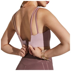 เสื้อชั้นในกีฬาผู้หญิงแบบใหม่ สำหรับวิ่ง ออกกำลังกาย ซับแรงกระแทก ปรับระดับได้ สายไขว้หลัง เหมาะสำหรับฟิตเนส ยิม โยคะ - Product Image 3