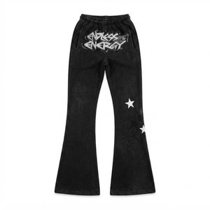 Nuevo Conjunto Deportivo Personalizado para Hombre, con Capucha, Color Negro, Manga Larga, Cierre Frontal con Cremallera, Estampado Endless Energy, Ropa Urbana de Otoño, Algodón, Corte Holgado - Product Image 5