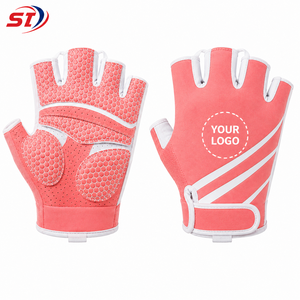Gants de cyclisme demi-doigts pour femmes et hommes, respirants, antidérapants, avec coussinets en gel, vente en gros, logo personnalisé OEM - Product Image 1