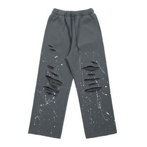 Prix de gros, nouvelle arrivée, très demandé : Pantalon homme déchiré à taille élastique, style décontracté, dernière mode - Product Image 3