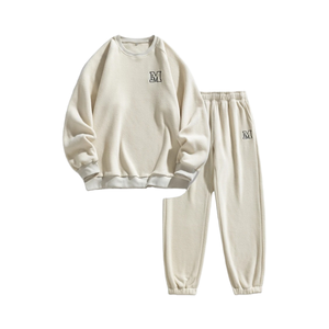 Conjunto Deportivo Térmico de 2 Piezas para Hombre, Sudadera con Capucha y Cremallera de Forro Polar, Pantalones Gruesos y Cálidos para Invierno, Bordados - Product Image 1