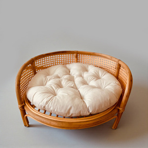 Sofás de mimbre hechos a mano para mascotas, sofá cama para perros, camas para gatos, precio directo de fábrica - Product Image 2