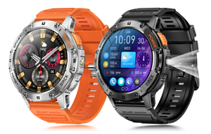2024 New K65 AMOLED Smartwatch với đèn pin 1.43inch thông minh đồng hồ 256Mb Bộ nhớ Realtek8763EWE-VP 530mAh pin thể thao đồng hồ - Product Image 6