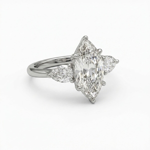 Premium IGI Certified Luxury Platinum <b>Diamond</b> <b>Ring</b> for Wedding Engagement Party and Celebration Wear - Product Image 2