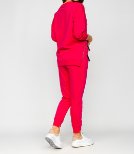 Conjunto de 2 piezas de sudadera de algodón 100% liso con hombros caídos, corte regular, logotipo personalizado impreso y bordado, ideal para invierno, venta al por mayor. - Product Image 2