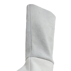 Gants de soudage OEM ODM en cuir de qualité supérieure, protection thermique, paume renforcée, sécurité industrielle, fourniture directe d'usine - Product Image 4