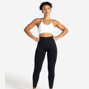 Soutiens-gorge de sport pour femmes, personnalisés, unis, respirants, confortables, 100% polyester élasthanne, prix de gros usine - Product Image 4