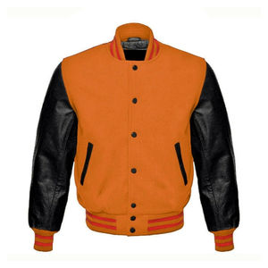 Chaqueta Universitaria de Béisbol de Cuero Genuino para Hombre y Mujer, Diseño Personalizado, Nueva, de Alta Calidad, para Invierno - Product Image 1
