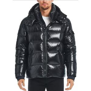 Fully Customized Men's Waterproof Canvas Puffer <b>Jackets</b> Polyester Wadding Filled Winter DDP Shipping - Product Image 3