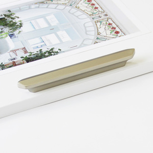 มือจับตู้แบบโมเดิร์นทำจากโลหะผสมสังกะสี อุปกรณ์ฮาร์ดแวร์สำหรับเฟอร์นิเจอร์ห้องนอน ห้องนั่งเล่น ห้องครัว ห้องน้ำ ห้องรับประทานอาหาร - ทนทาน - Product Image 6