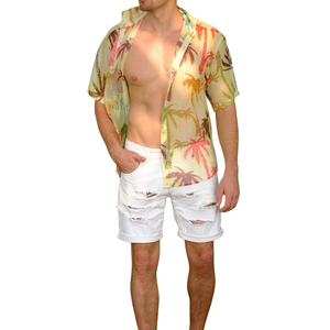 <b>Mens</b> Solid Full Sleeve Casual <b>Shirt</b> Regular Fit Lightweight 100% Cotton Breathable <b>Beach</b> Vacation Summer Wear - Product Image 3