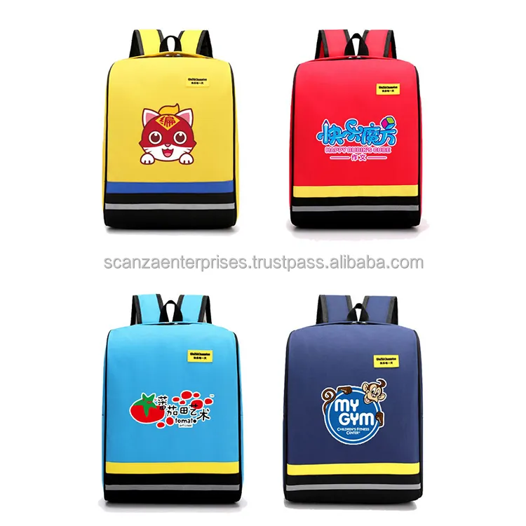 Casual Sport Custom Logo Children Kids Waterproof Bagpack School Trendy Backpack Bag for Student