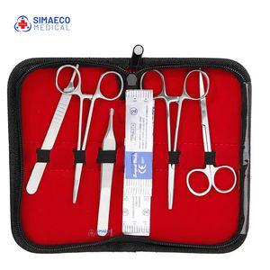 Juego de Suturas Quirúrgicas Básicas, Portaagujas de Acero Inoxidable, Tijeras, Pinzas, Kit de Instrumentos, Certificado SIMAECO-CE ISO-9001 - Product Image 6