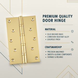 Luxury Solid Brass Hinges | Heavy Duty Antique Door Hinges | Smooth Movement Hinges for Doors, <b>Windows</b> & Furniture - Product Image 5