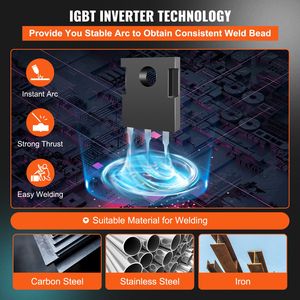 Saldatrice Digitale MIG/TIG 270Amp 110V/220V per Lavorazione Metalli, Saldatrice Lift TIG/MIG ARC 110V/220V - Product Image 3