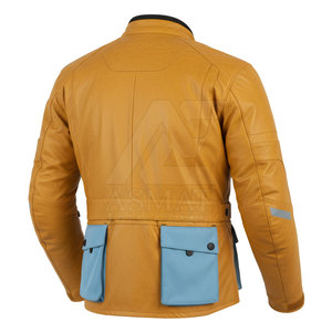 Blousons de moto en cuir de qualité professionnelle à vendre à bas prix, logo personnalisé disponible. - Product Image 6