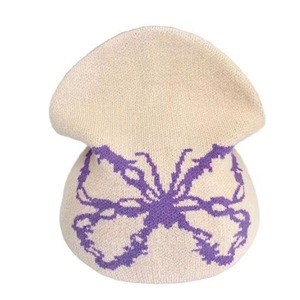 Bonnets d'hiver en tricot, bonnets tendance pour femmes, bonnets pour hommes et femmes, bonnets unisexes, vêtements décontractés jacquard - Product Image 6