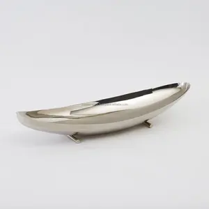 Contemporary Gold Finished Metal Tray for Decor <b>Heavy</b> <b>Duty</b> Metal Tray for Commercial Christmas Decorative Handcrafted Tray - Product Image 3