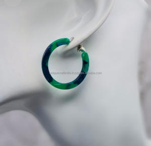 Pendientes colgantes de moda para mujer de resina con estilo Recién llegado Accesorios de moda reales a granel - Product Image 6