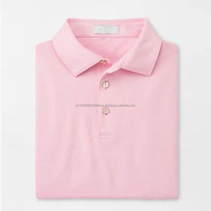 Poly Spandex Blend Custom Blanks Diseñador de los hombres Golf Polo T Shirt De Golf Plain Shirts para hombres Tamaño grande - Product Image 4