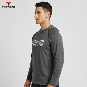 Sweat à capuche de pêche imperméable et coupe-vent en polyester 100 % de haute qualité, séchage rapide, confortable, grandes tailles, meilleur design - Product Image 3