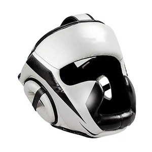 Breathable Protective <b>Boxing</b> Helmet Muay-Thai Patchwork PU Leather Training Sparring Headgear Fitness Equipment Taekwondo All - Product Image 1