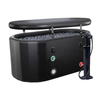 Baignoire gonflable pour adultes AIFLOW AFI1003, seau à glace portable, baignoire isolée en PVC, bain froid pour la récupération, thérapie par le froid, usage domestique pour 1 personne