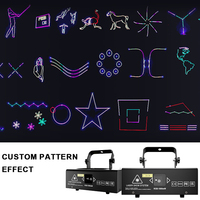 Proyector de Animación 3D RGB a Todo Color SHEHDS 1W, Luz Láser DMX512 para Discotecas, Eventos y Escenarios