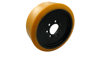 Nieuwe OEM-onderdelen Linde heftruck onderdelen 343x135-80 mm 7 gaten Linde onderdeel 9815054219 Duurzaam massief polyurethaan aandrijf- en tractiewiel - Product Image 6