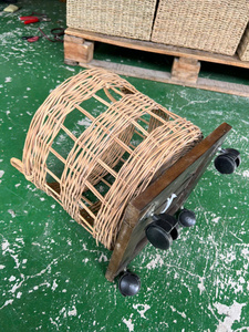 Cesta de Almacenamiento Circular Multiusos Moderna y Ecológica, Hecha a Mano con Mimbre Natural de Origen Vietnamita, Mantiene el Hogar Ordenado, LTL - Product Image 6