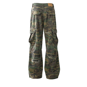 Pantalones Cargo de Algodón con Spandex para Mujer, Corte Regular, Cintura Alta, Estilo Urbano, Transpirables, de Secado Rápido, Tácticos, Casuales, OEM - Product Image 3