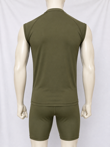 Haut de compression unisexe AFi à manches longues, blanc, en polyester/nylon, avec impression par sublimation, séchage rapide, logo frontal, pour adulte - Product Image 5