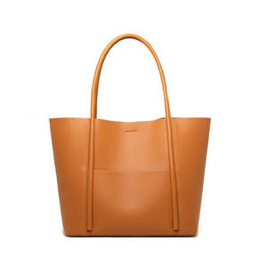 Sac fourre-tout en cuir de vachette véritable grande capacité pour femme, sac à bandoulière de luxe fait main pour femme - Product Image 3