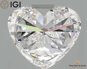 Ct. 1.50พรีเมี่ยม VS1ใสเพชร CVD ไดมอนด์เจียระไนรูปหัวใจสำหรับวงแหวนแห่งความรักที่ได้รับการรับรองจาก IGI - Product Image 4