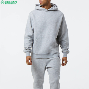 เสื้อฮู้ดดี้ผู้ชายผ้าซาตินสีพื้นแบบเต็มตัว ปี 2026 แบบสั่งทำพิเศษ เป็นมิตรกับสิ่งแวดล้อม ระบายอากาศได้ดี บุด้วยผ้าฝ้ายขนแกะ - Product Image 1