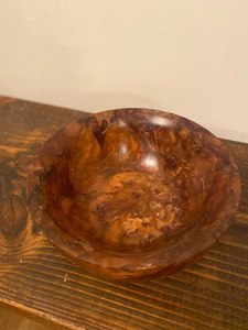 Resin epoxy handmade <b>decorative</b> fruit bowl glossy finish modern design <b>kitchen</b> decor centerpiece gift <b>item</b> - Product Image 4