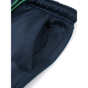 Survêtement pour garçons, couleur marine et verte, veste à capuche avec fermeture éclair, pantalon à taille élastique, poches latérales, tenue sportive, vêtements d'automne - Product Image 3
