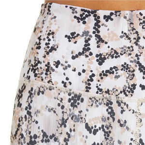 Leggings de yoga taille haute sans couture pour femme, couleur unie, en polyester/nylon, avec taille élastique et tissu extensible réfléchissant - Product Image 6