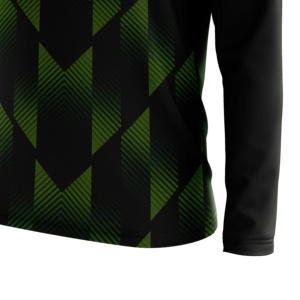 T-shirt de sport pour homme en coton, coupe oversize, manches longues, personnalisable (couleur et logo), impression par sublimation, grammage lourd, prix abordable - Product Image 6