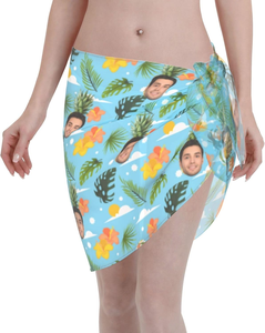 Custom Printed Polynesian Sarong Hawaiian Pareo Beach Wrap Tropical Resort Wear OEM ODM Fabric Manufacturer - Product Image 5