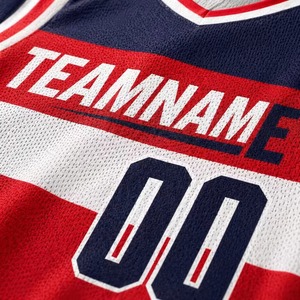 Maillots de sport respirants en polyester pour hommes, ensembles d'uniformes de basketball personnalisables pour jeunes, vêtements de basketball sur mesure - Product Image 5