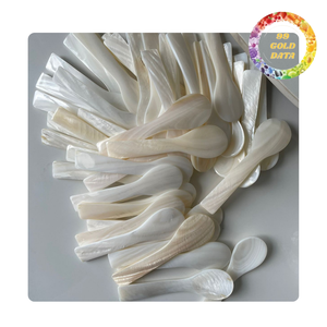 Cuchara de Nácar Natural Hecha a Mano, Cuchara de Concha para Postre, Café, Té y Regalo - Product Image 4