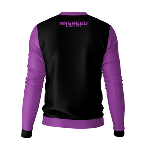 Camisetas de Manga Larga para Hombre, Estilo Vintage, Color Sólido, Cuello en V, Corte Ajustado, 100% Algodón, Diseños Lisos, Nueva Colección de Otoño OEM - Product Image 2