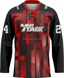 Maillot de hockey unisexe personnalisé respirant et à séchage rapide pour adultes – Tenue de hockey sur glace sublimée sur mesure - Product Image 1